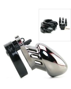 CB-6000S Chastity Cage - Chrome - 35 mm