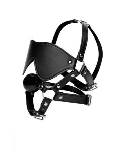 Blindfold Harness and Ball Gag