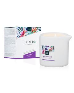 Exotiq Massage Candle Violet Rose - 200g