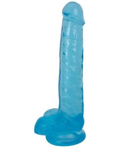 Dildo With Balls 20 CM - Berry Ice