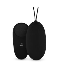 Vibrating Egg With Remote Control - Black