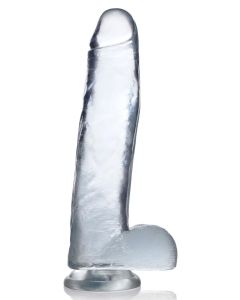 Jock C-Thru Transparent Dildo - 27 cm