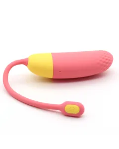 Magic Motion - Vini App-Controlled Vibrating Egg - Coral/Yellow