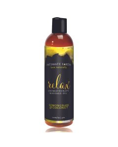 Intimate Earth - Relax Massage Oil Lemongrass and Coconut - 120 ml