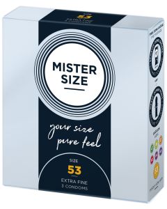MISTER.SIZE 53 mm Condoms 3 pieces