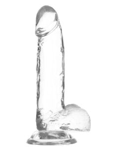 Crystal Addiction - Transparent Dildo - 19 cm