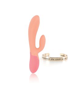 RS - Essentials - Xena Heating Rabbit Vibrator - Peach