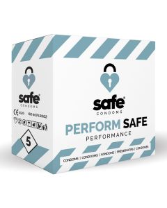 SAFE - Condoms Orgasm Delaying - Performance - 5 pieces
