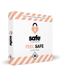 SAFE - Condoms - Ultra Thin - 36 pieces