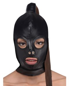 Bondage Hood With Ponytail