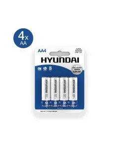 Super Alkaline AA Batteries - 4 pcs