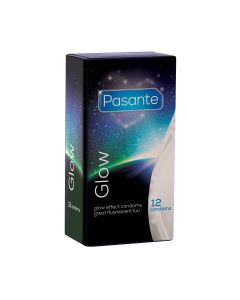 Pasante Glow Condoms - 12 pieces