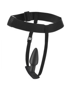 Bum-Tastic Vibrating Anal Plug with Harness & Remote Control