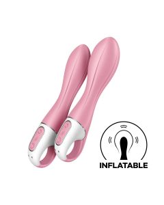 Satisfyer Air Pump 2 Inflatable Vibrator - Light Red