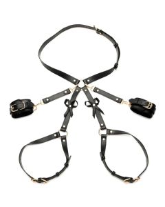 Bondage Harness w/ Bows M/L - Black