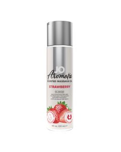 System JO - Aromatix Scented Massage Oil Strawberry -120 ml