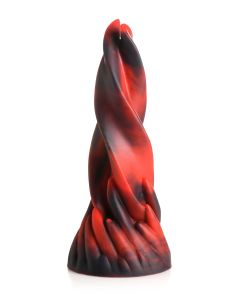Hell Kiss Twisted Tongues Silicone Dildo
