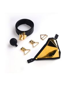 LOCKINK - Golden Punker Muzzle Gag Set