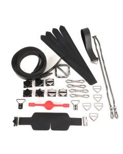 LOCKINK - Bondage & Restraint Set - black
