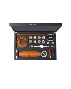 LOCKINK - Bondage & Restraint Set - brown