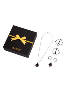 LOCKINK - Nipple Clamps with Heavy Pendant - grey