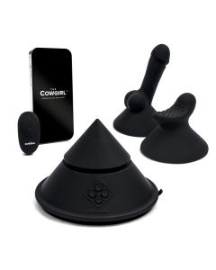 The Cowgirl - Cone Sex Machine with Attachments