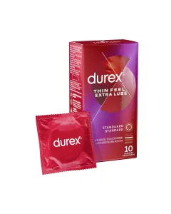 Durex Thin Feel Extra Lubricant - 10 pcs