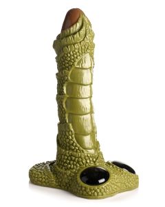 XR Brands - Giant Scaly Swamp Monster Dildo - Green