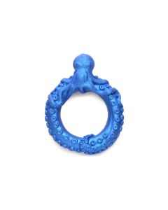 XR Brands - Poseidon's Octo-Ring Silicone Cock Ring - Blue