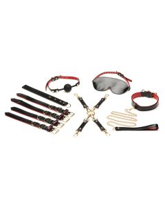 XR Brands - Lover's Luxe Bondage Set - Black