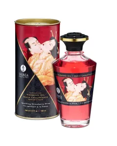 Shunga - Aphrodisiac Verwarmende Olie Aardbeienwijn 100 ml