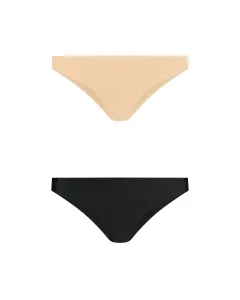 Bye Bra - Invisible Brazilian Nude + Black S