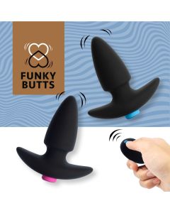 FeelzToys - FunkyButts Remote Controlled Butt Plug Set for Couples