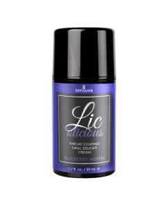 Sensuva - Lic-o-licious Oral Delight Cream Blueberry Muffin