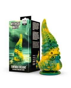 Mythical Mates - Tentacle Delight Green & Yellow - 20 cm