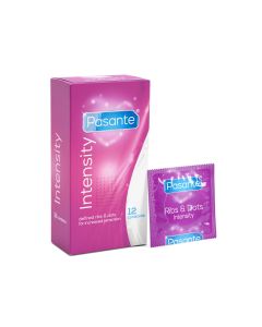 Pasante Ribs & Dots condoms 12pcs