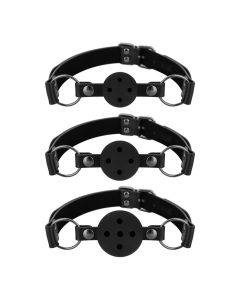 Bedroom Fantasies - Set of 3 Ball Gags - Black