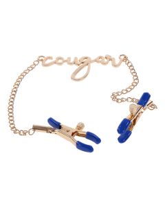 Sportsheets - Cougar Nipple Clamps - Gold
