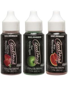 Doc Johnson - GoodHead Tingle Drops Wild Watermelon, Sour Green Apple, Sali