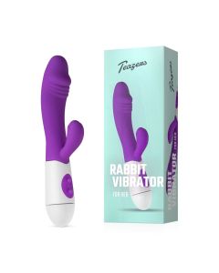 Realistic Rabbit Vibrator - Purple