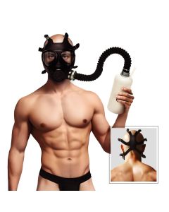 XR Brands - Inhaler Gas Mask with Bottle - Black & White