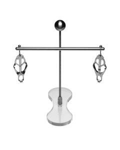 XR Brands - Tower of Pain Nipple Clamps - Silver