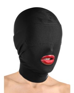 XR Brands - Open Mouth Mask with Padded Eye Mask - Black