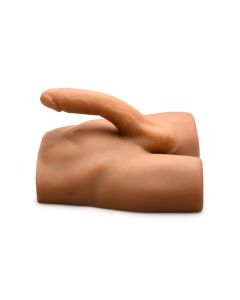 JOCK - Ass Masturbator with Posable Dildo - Medium Tone