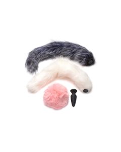 TAILZ - Snap-On Anal Plug with 3 Interchangeable Tails