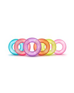 Blush - Play With Me King of the Ring Cock Ring Set 6-Pack