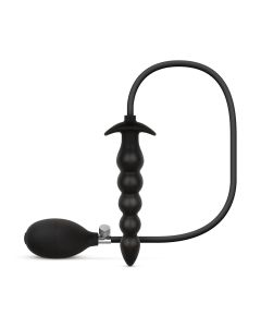Anal Collection - Inflatable Anal Plug with Pump 20 cm - Black