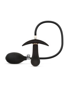 Anal Collection - Inflatable Butt Plug with Pump 8 cm - Black