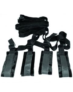Sportsheets – S&M Bed Bondage Restraint Kit – Black