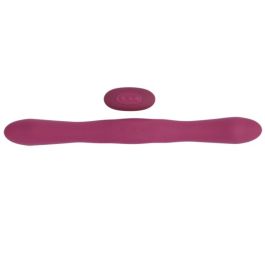 Doc Johnson - Dual Vibrator with Remote Control - Red - 40,6 cm